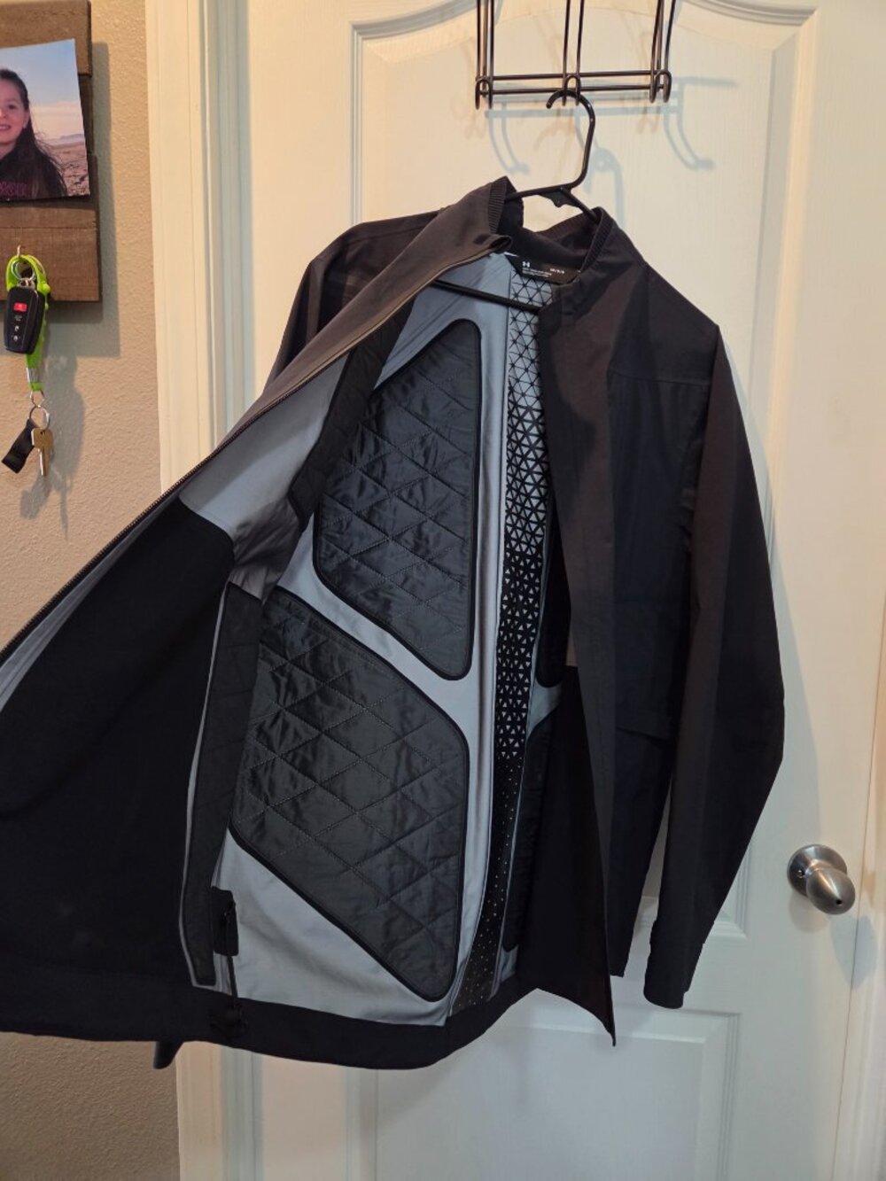Under Armour Drive Pro Storm Insulated Full-Zip Golf Jacket Black Size Large